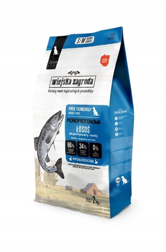Karma sucha dla psa 6 kg monobiałkowa łosoś dorosły - Wiejska Zagroda